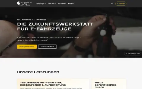 Mars Orbiter — Website-Ansicht auf dem Computer